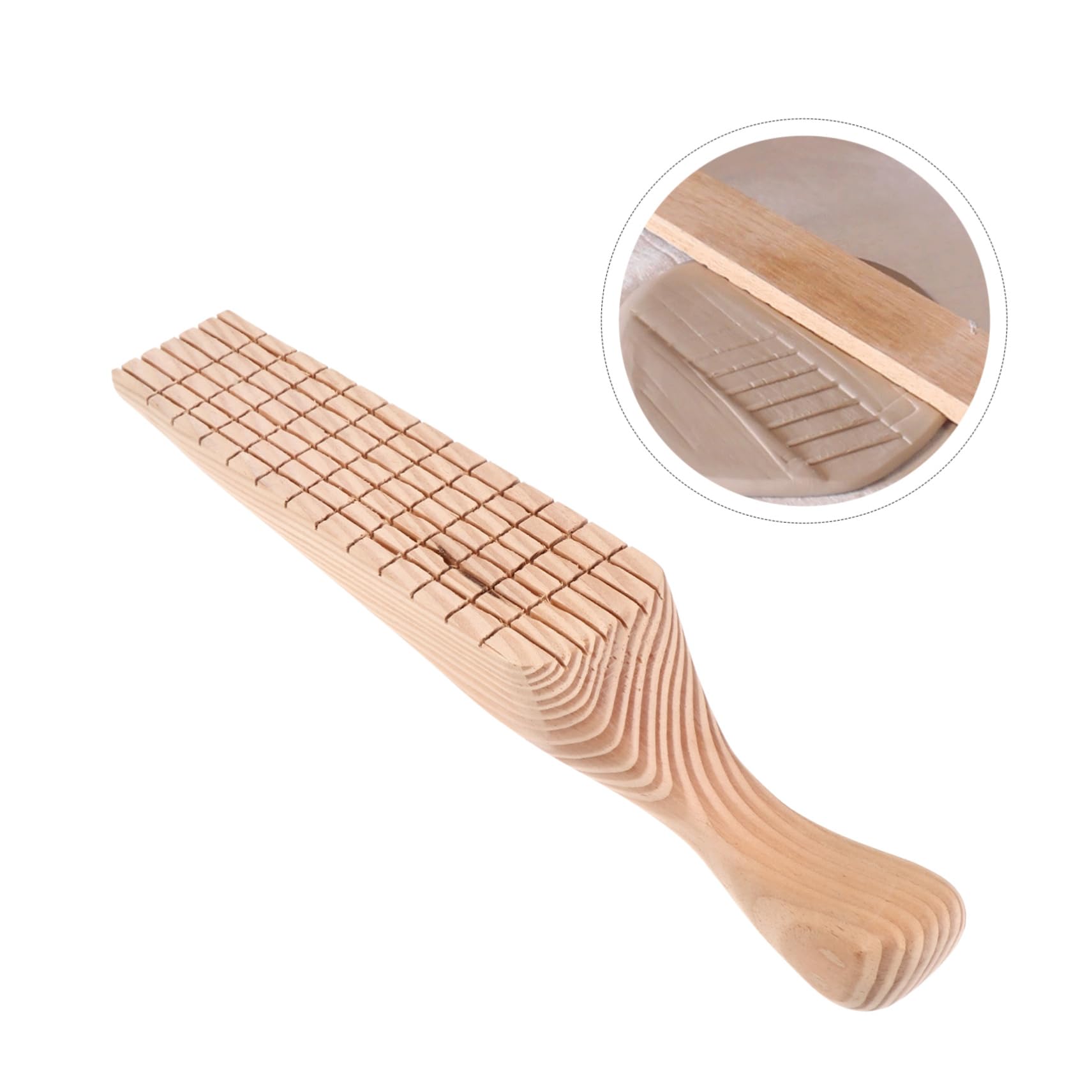 Veemoon Töpferwerkzeug Holz Paddleboard für Tonskulpturen mit Feiner Textur und Glatter Oberfläche Multifunktionales Zeitsparendes Zubehör für Töpferarbeiten