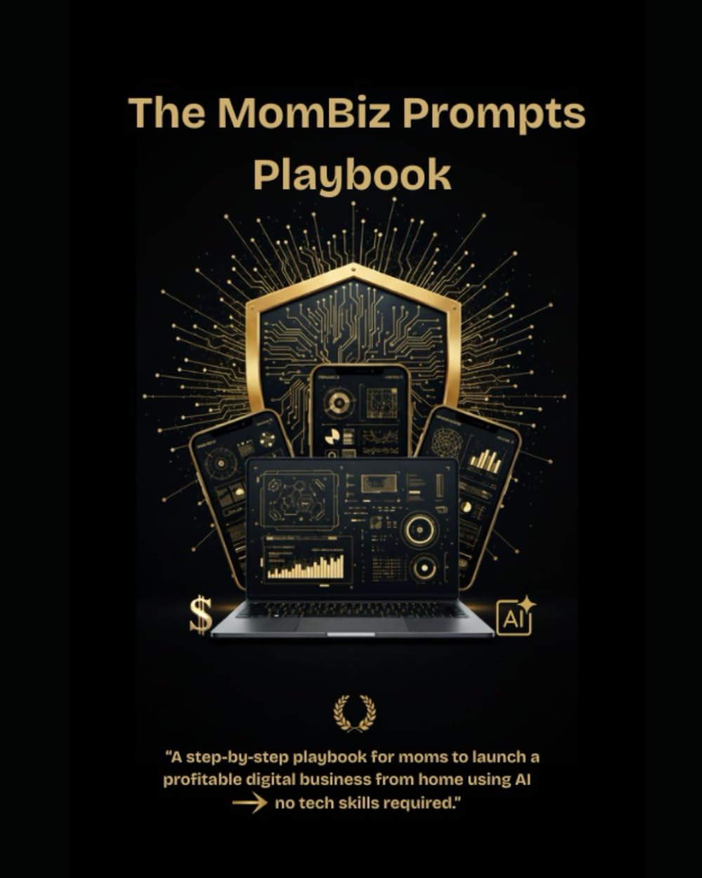 The MomBiz Prompts Playbook: “A step-by-step playbook for moms to launch a profitable digital business from home using AI; no tech skills required.”