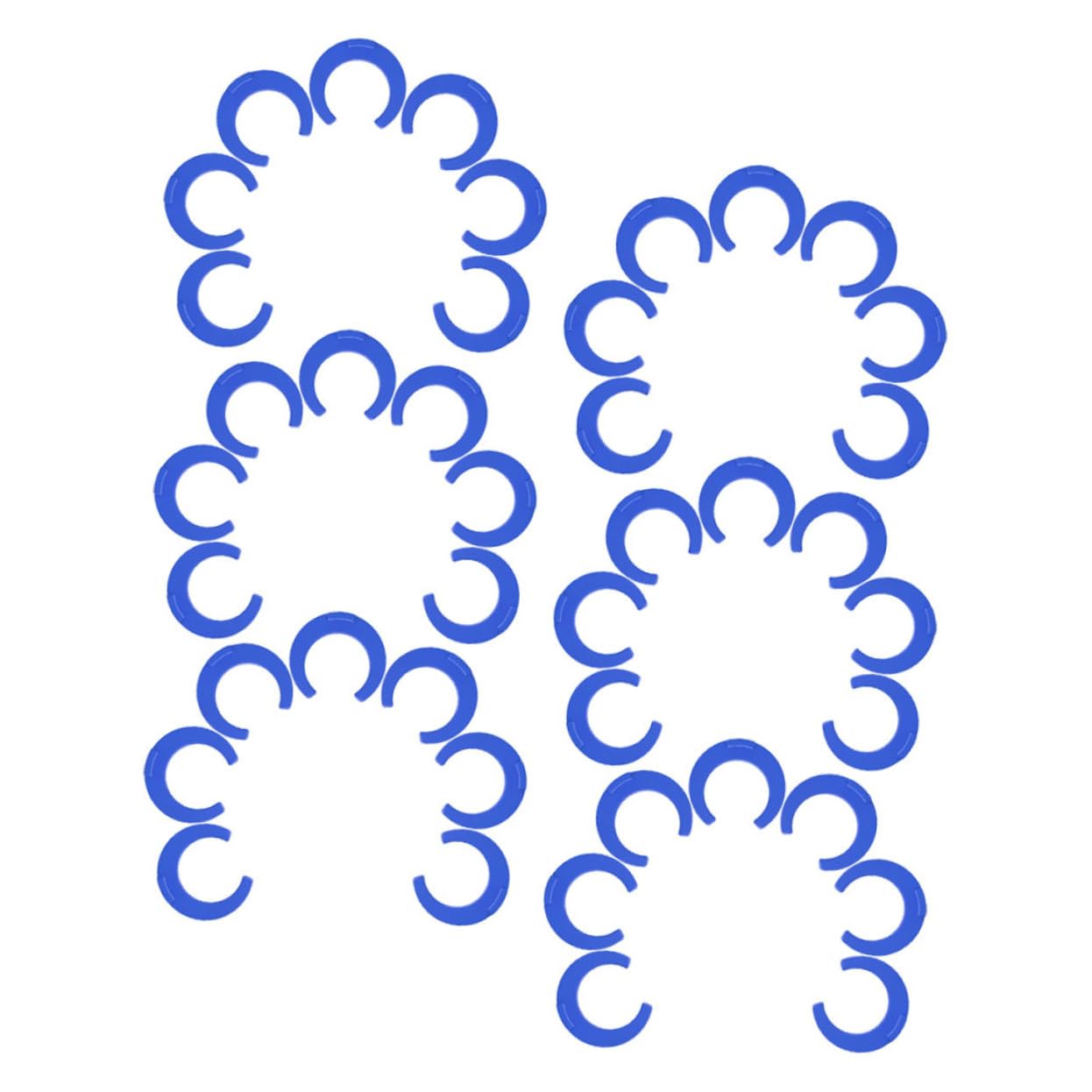 Uonlytech Water Filter Locking Clip 500pcs Stainless Clamp Fitting for Filters Easy Install Detach