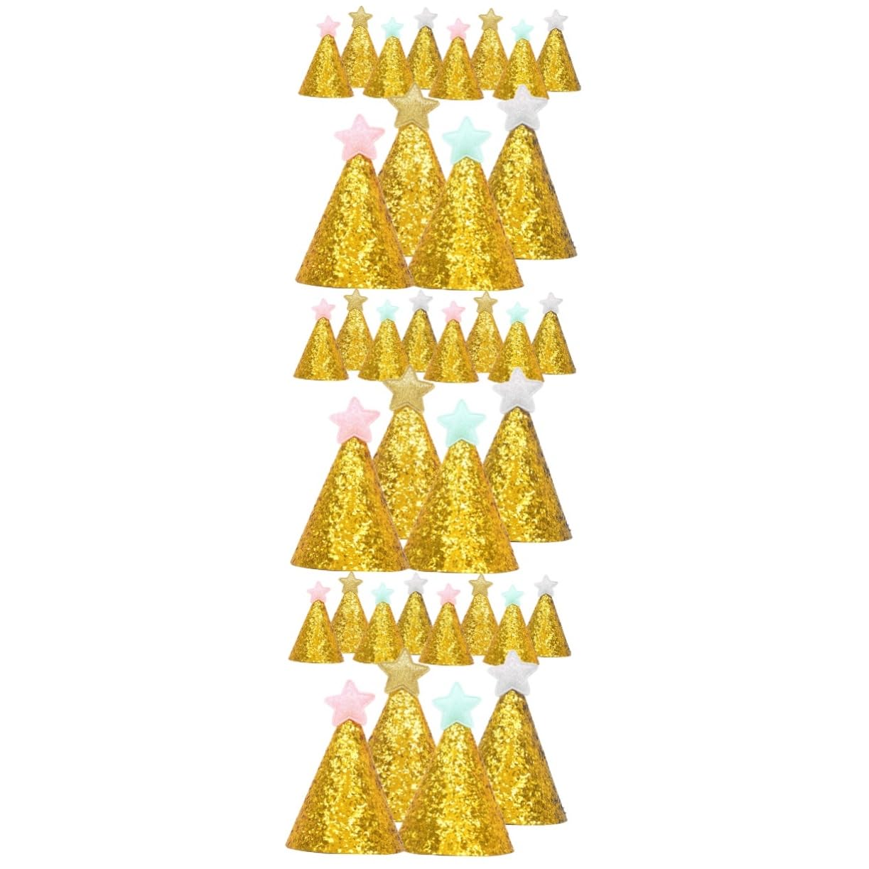 36 Stück Geburtstagshüte, Sternhüte, Stern Partyhüte, Kinderpartyhüte, Kinderhüte, Kindergeburtstagsparty Requisite, Partyhüte Für Kinder, Glitzerhüte, Kinderhüte, Miniaturhüte,