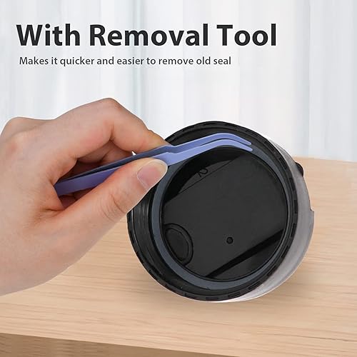 Miniatura 4 de Ullnosoo Junta de repuesto para Hydro Flask, 6 piezas de junta tórica de silicona a prueba de fugas para Hydroflask tapa abatible de boca ancha de 2