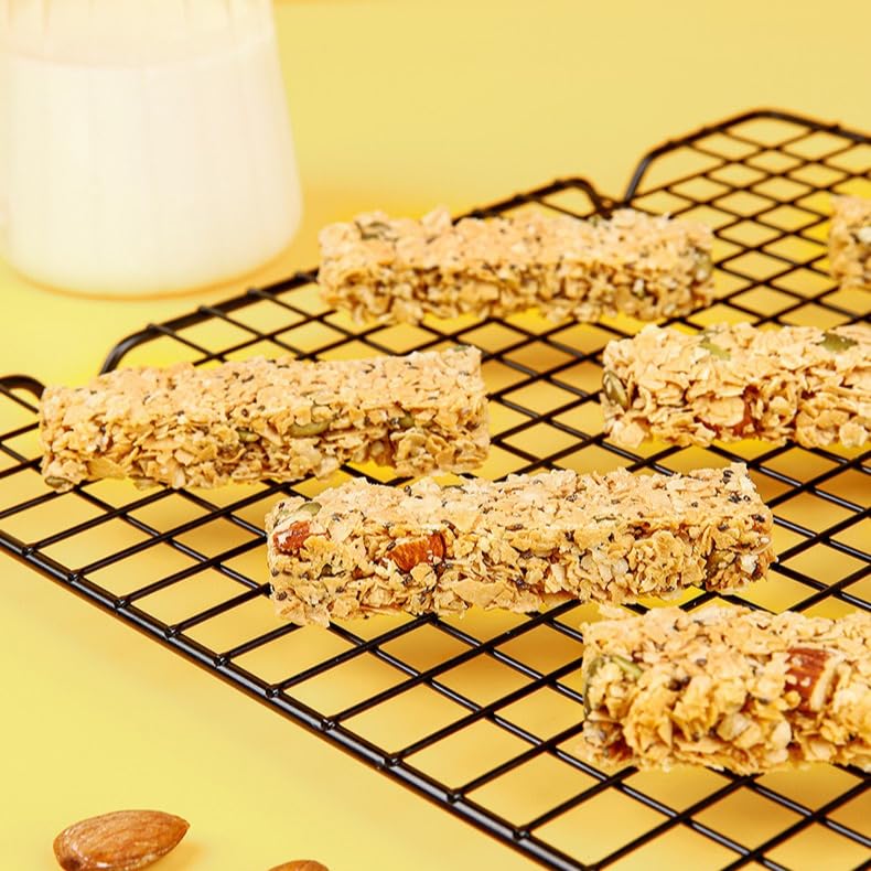 Barra de proteína de avena con semillas de chía y nueces miniatura 5