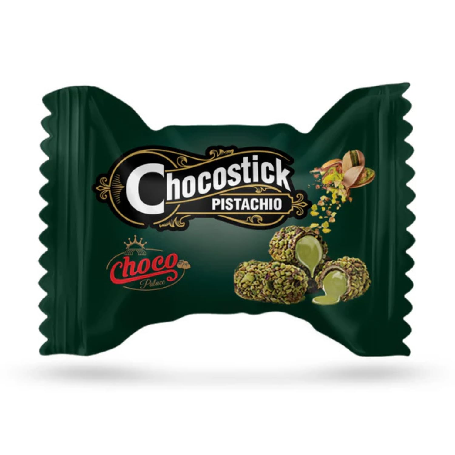 COUGAR Chocostick Pistachio - The Perfect Chocolate With Belgian Imported Cream Pouch (Imported Uae),250 Gram