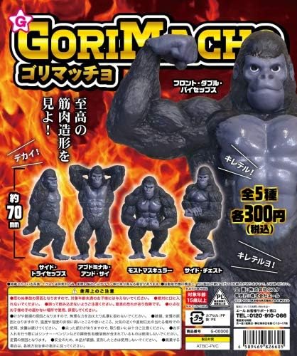 Amazon ゴリマッチョ 全5種セット エール フィギュア ドール 通販