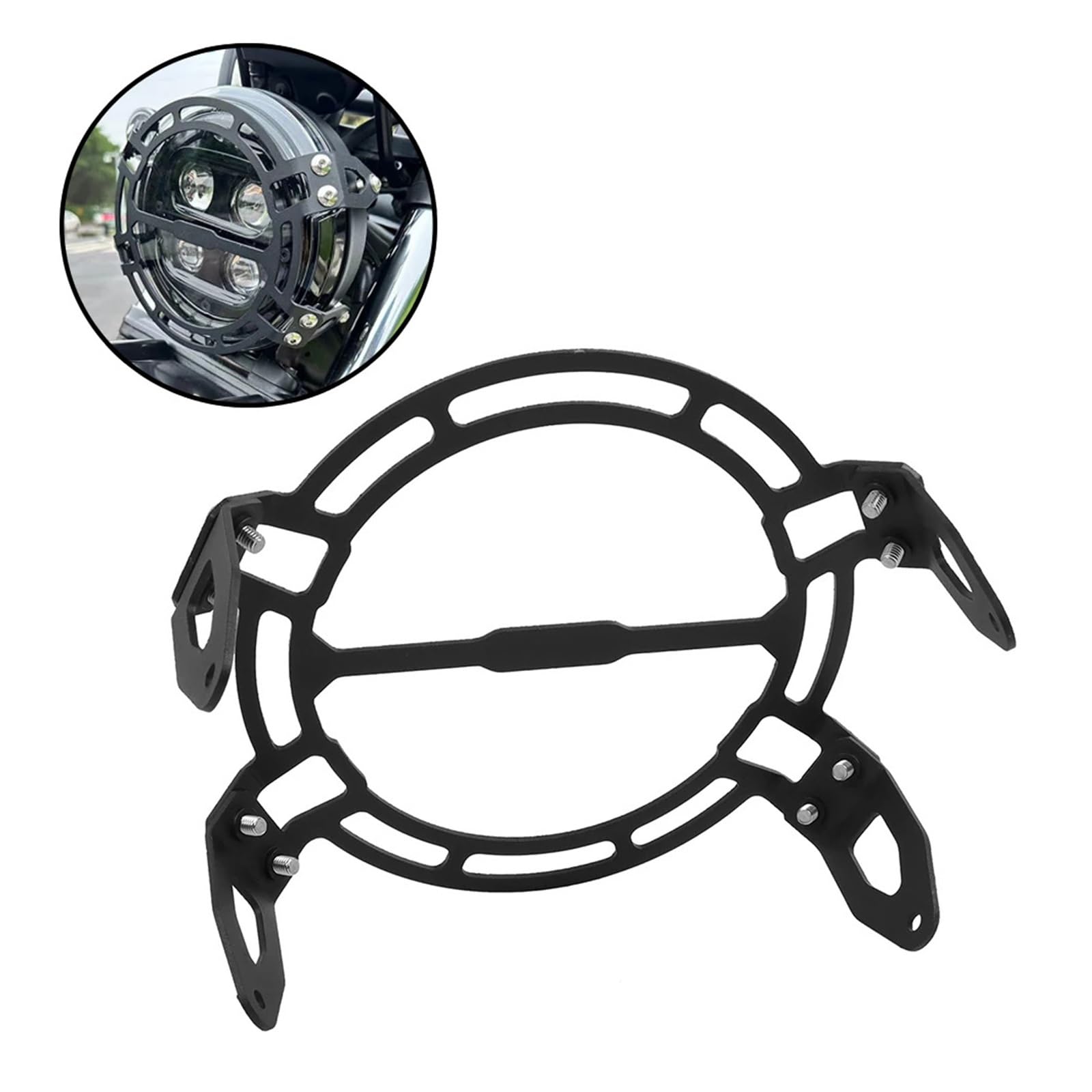 Motorrad Scheinwerferschutz Für CL250 CL500 CL 250 300 CL 500 SCL500 CL300 Motorrad Scheinwerfer Schutz Scheinwerfer Grille Abdeckung Kopf Lampe Schutz