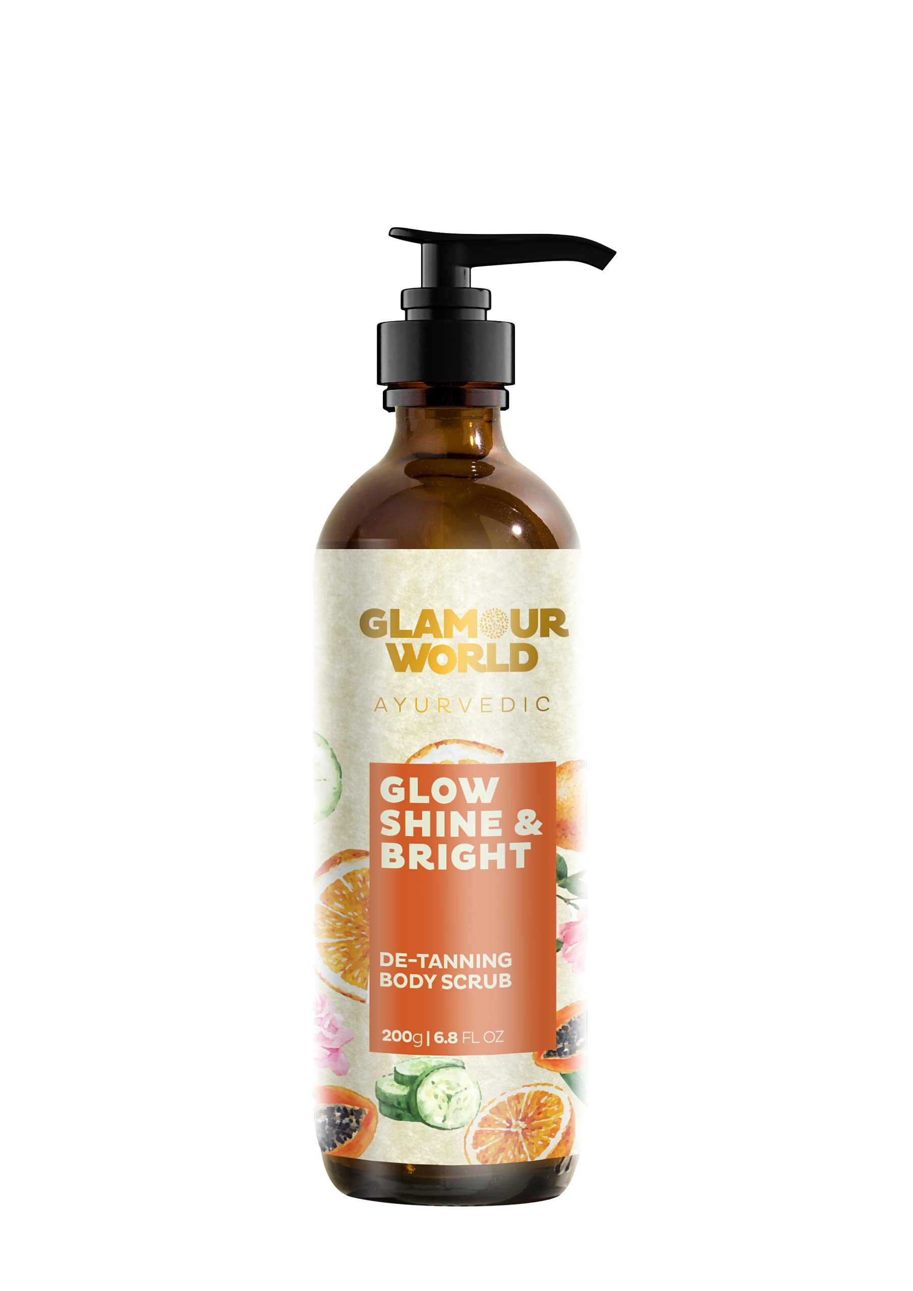 Buy Glamour World Glow Shine & Bright DeTanning Body Scrub I Gel