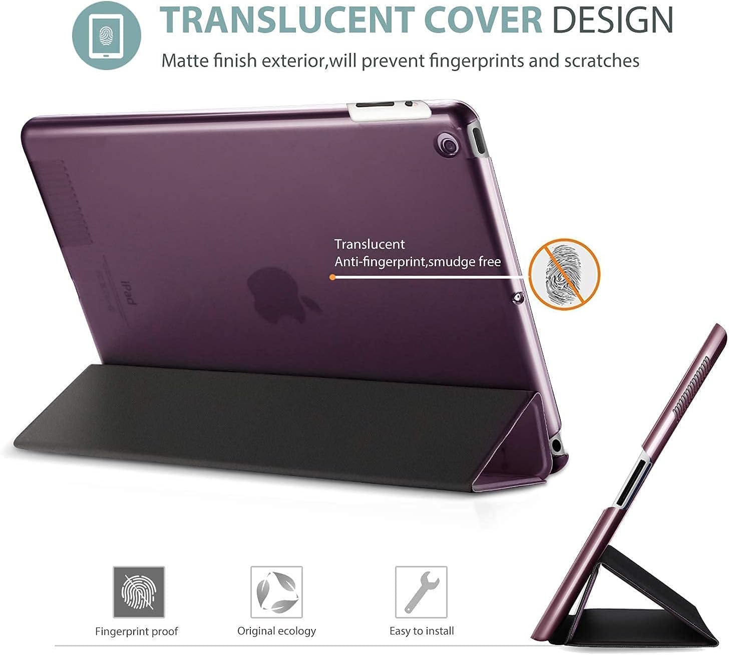 ProCase iPad 2 3 4 Case (Old Model) Bundle with Pencil Holder Sticker for Apple Pencil 1st and 2nd Gen image 3