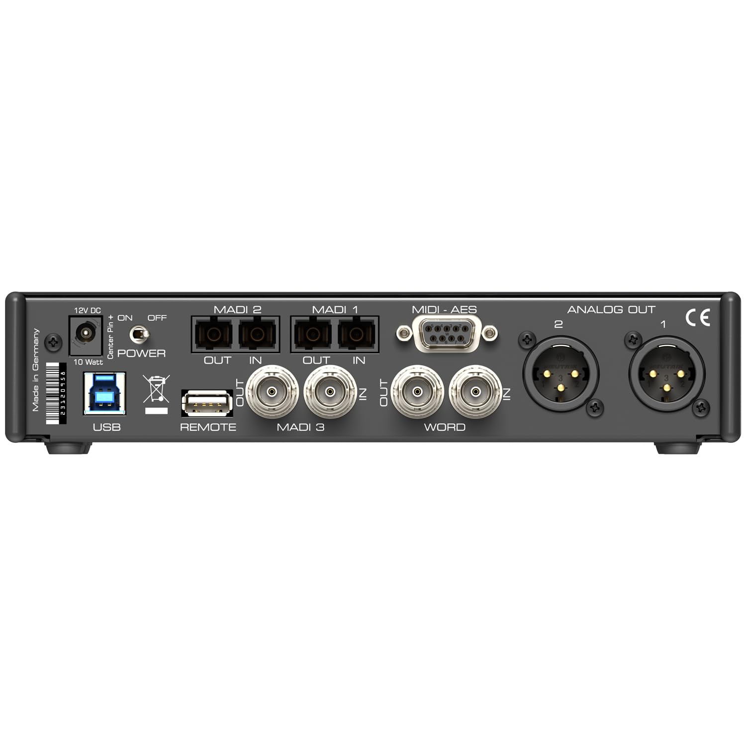 RME Madiface XT II - Interfaccia audio USB di fascia alta, con 2 cavi Keepdrum XLR