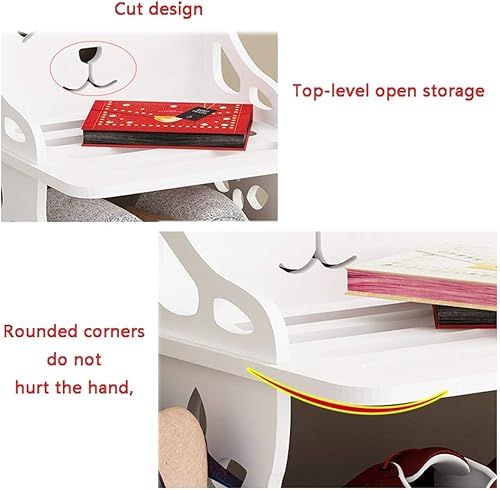 Miniatura 2 de ZEELYDE Zapatero estante estrecho de madera para zapatos organizador de zapatos de pie pasillo entrada pantuflas estante para dormitorio dormitorio