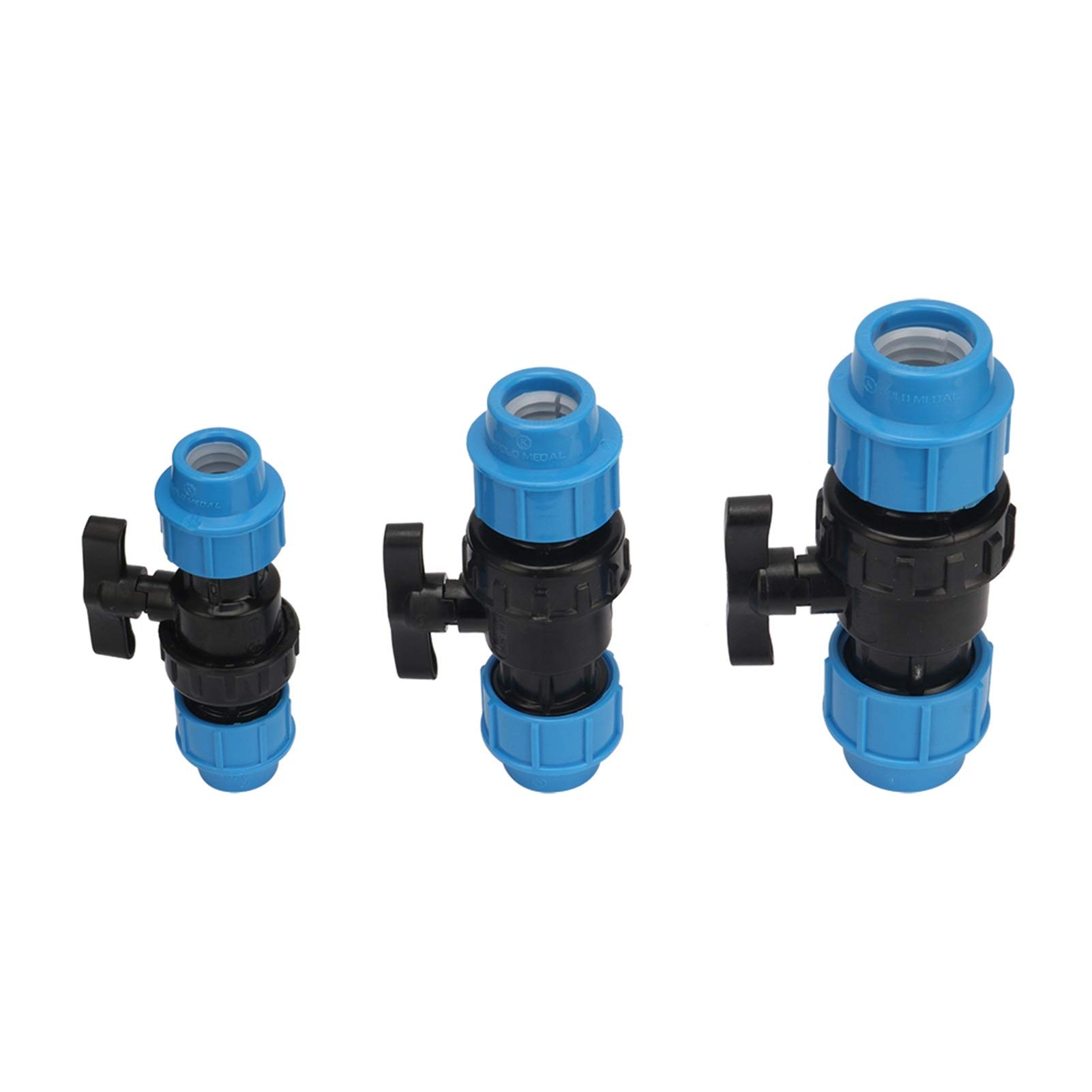 Válvula de bola Parada de agua fría y caliente 20 mm 25 mm 32 mm Interfaz de tubería Válvula de PE Decoración del hogar Accesorios de tuberías sanitarias Tubería de riego Interruptor de control de agu