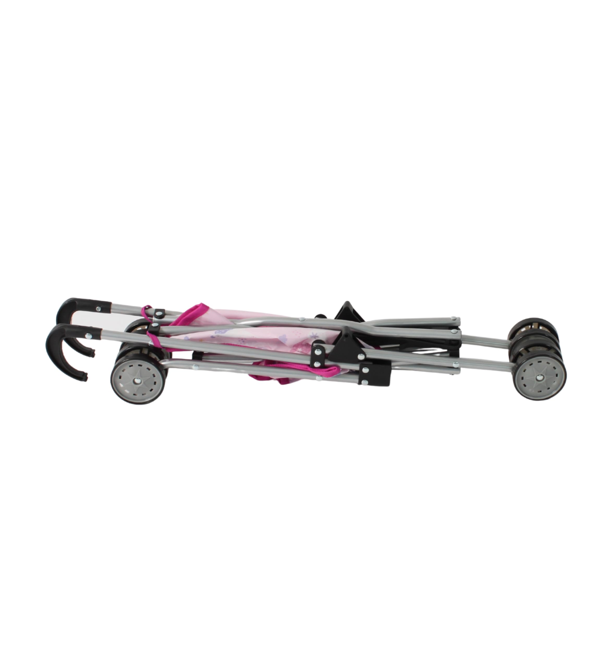Bayer Chic 2000 - Passeggino per bambole Funny, passeggino per bambole, mini passeggino, unicorno rosa, rosa - 4