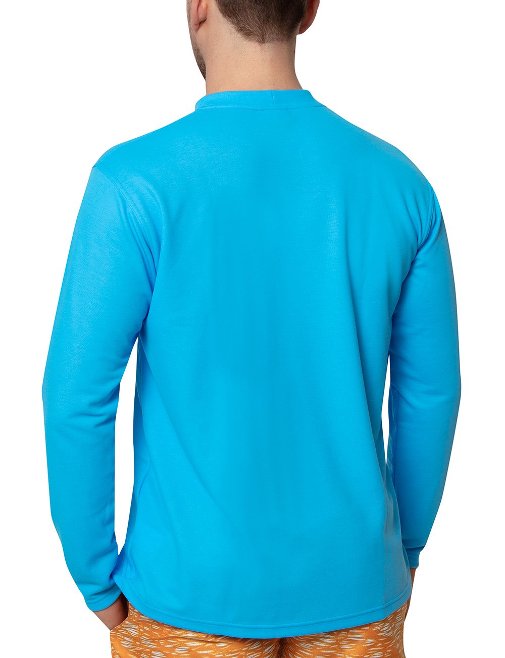 iQ-UV Herren Herren 50+ Sonnenschutz mit Rundhals, Regular Geschnitten T-Shirt Langarm Uv T-Shirt Langarm