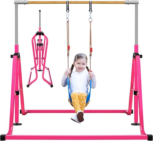 Barras de gimnasia para el hogar, barras de gimnasia expandibles para niños, barras horizontales de gimnasia de altura ajustable, barra de disponible en Yaxa Venezuela