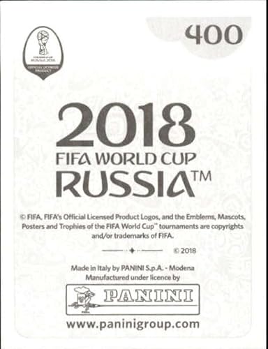 Miniatura 2 de 2018 Panini World Cup Stickers Russia #400 Ronald Matarrita Costa Rica Official Album Stickers in Raw (NM or Better) Condition