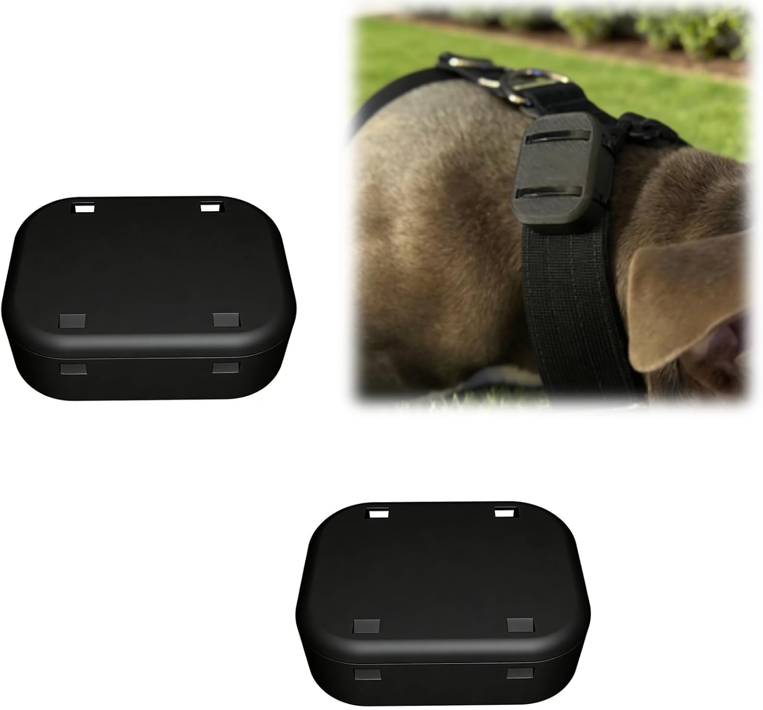 Protective Cover Case Compatible with Fi Dogs Mini GPS Tracker, Slim Sleeve for Device Safety, Secure Holder for Collar Attachment(2Pcs)