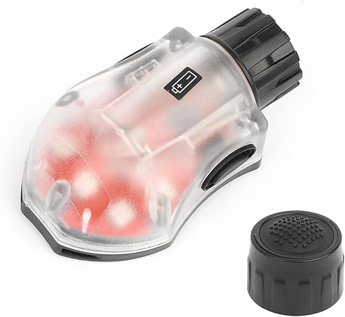 Miniatura 7 de NOBUHIRO Luz táctica de señal para casco, estroboscópico IR + estroboscópico LED azul de 5 velocidades con vibración para identificación de