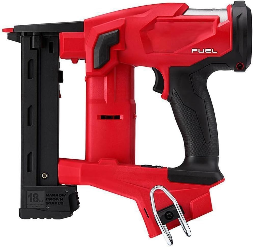 2749-2022 for Milwaukee.. M18 Fuel 18 Gauge 1/4 in. Narrow Crown Stapler (Bare Tool) + TPT Premium cart tecforeman