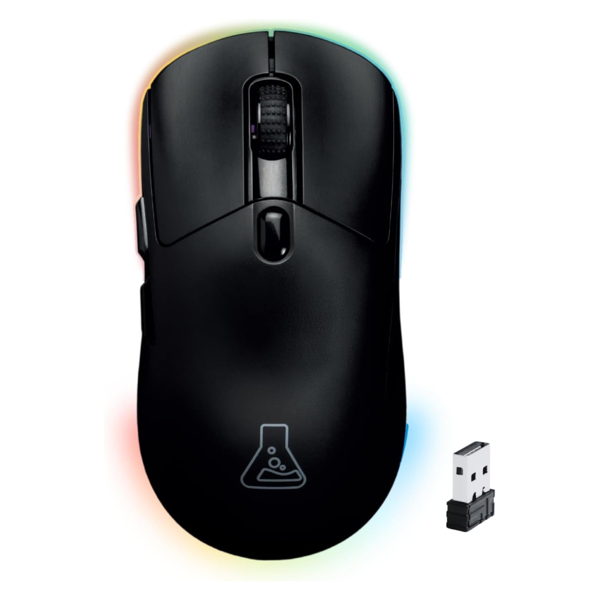 Kult Titanium Wireless Gaming Mouse Bluetooth / 2.4GHz / Cable - Triple Mode, 100h Battery Life, RGB, 12,000 DPI - 100% Personalised for PC, PS4, PS5, Xbox - New