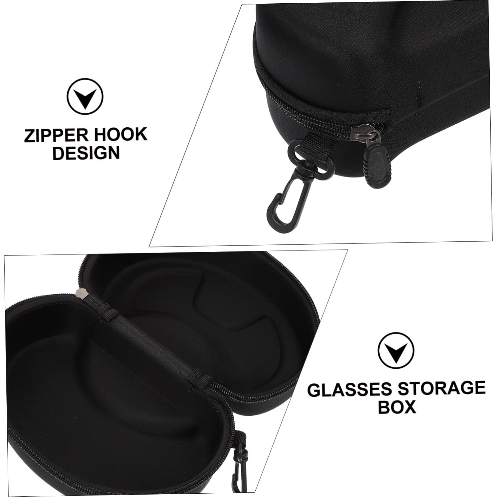 LIFKOME 3 Pezzi Custodia Per Occhiali Custodia Per Occhiali Da Sole Borsa Di Immagazzinaggio Borsa Per Occhiali Custodia Per Occhiali Occhiali Supporto Custodia Per Occhiali Custodia Per