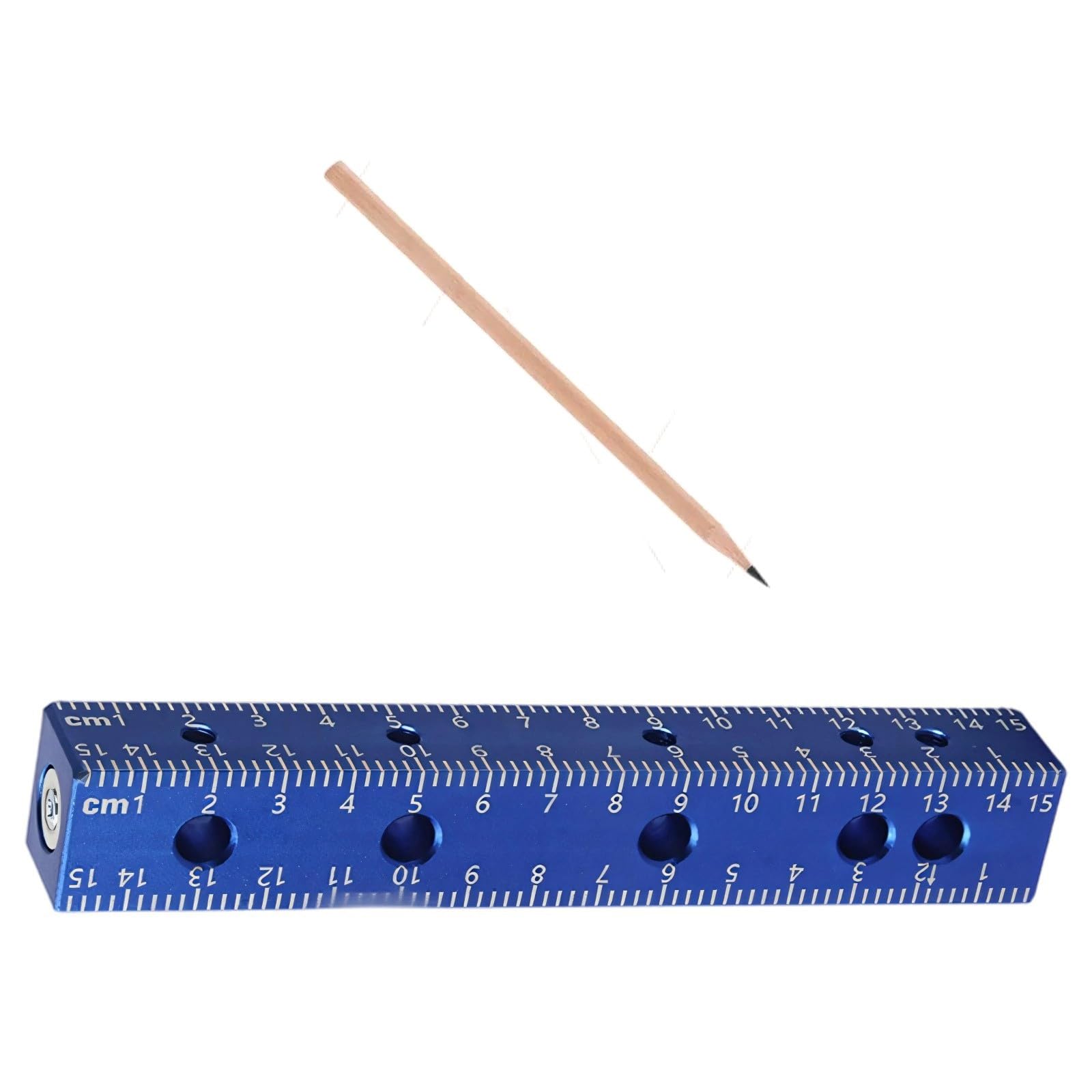 Pxzh Blue Concealed Fastener Drill Positioner For Carpentry Projects And Screw Applications Drilling Jigs