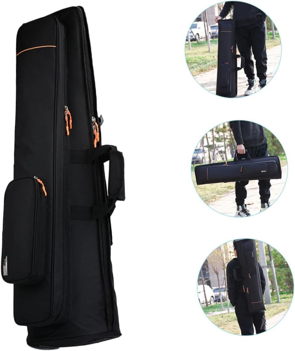Abaodam Trombone Gig Case Oxford Cloth Backpack for Trombone Musical Instrument Storage
