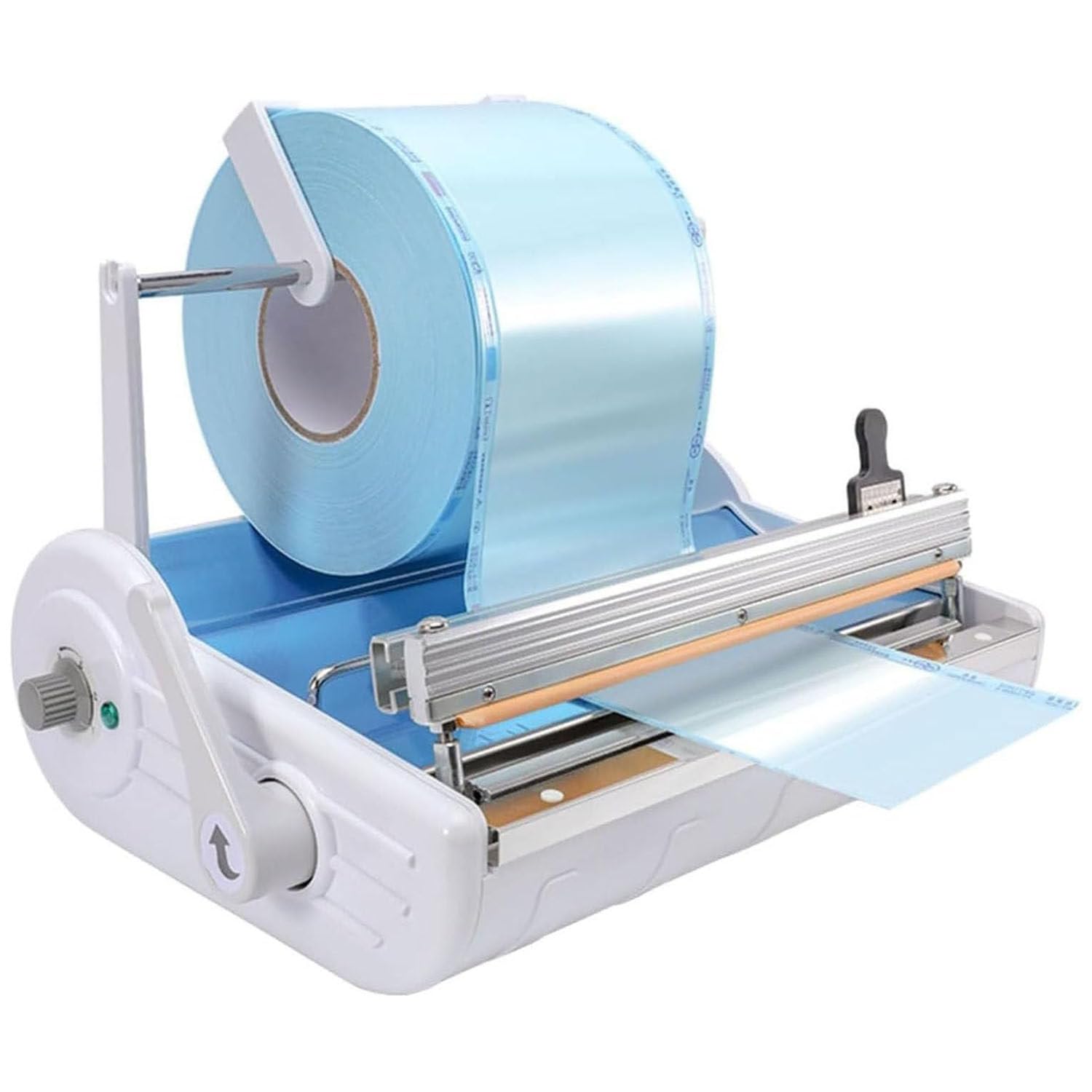 Sellador térmico automático de 500 W, temperatura ajustable de 300 °C, ancho de sellado de 250 mm, sellador de bolsas para laboratorios médicos