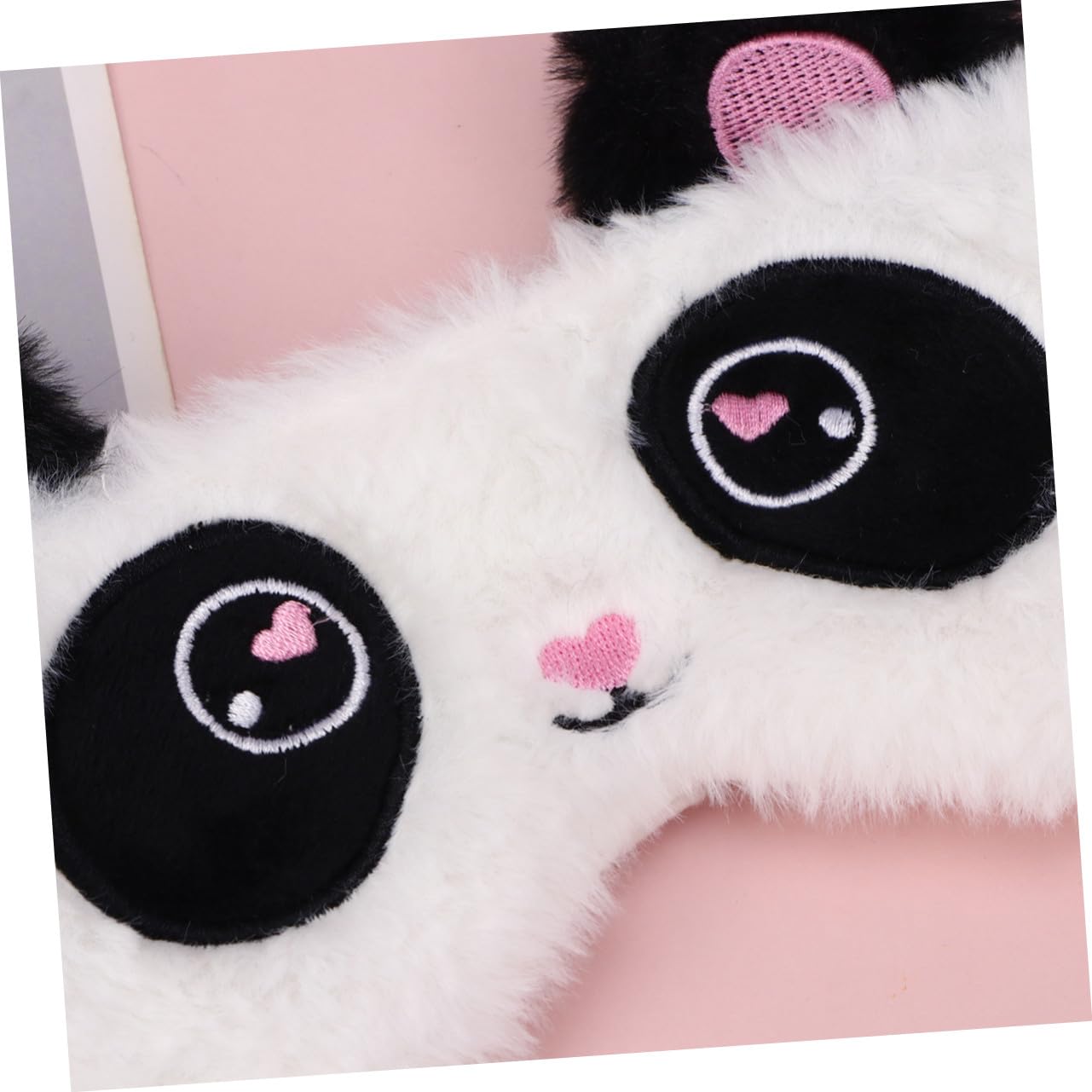 Masque Yeux Panda Design Doux et Confortable Cache Yeux Occultant pour Sommeil Masque de Nuit et Filles Lumière pour