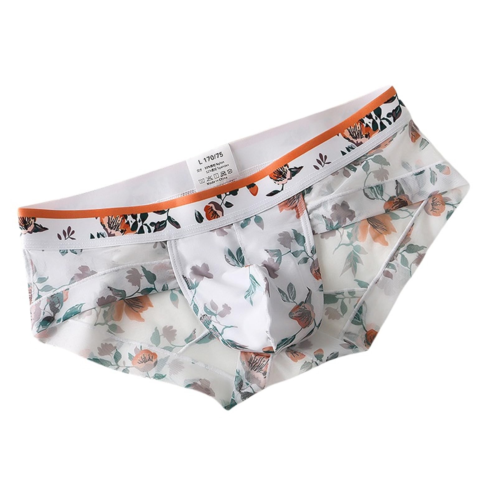 Slip Uomo 4-Packs Slip da Uomo A Vita Bassa Maglia Trasparente Youth Trendy Boys Biancheria Intima
