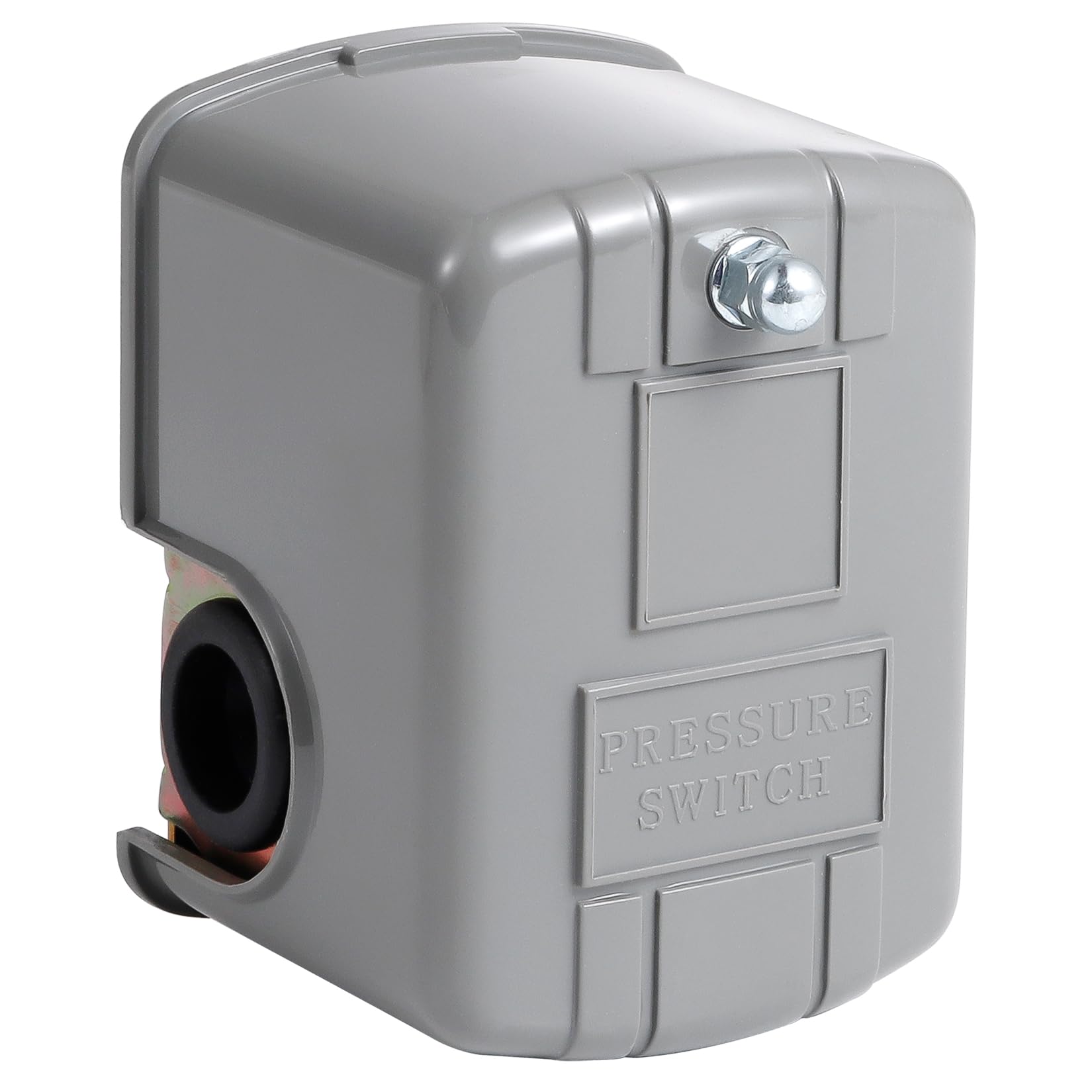 Pressure Switch for Well Pump, 30-50PSI, Adjustable Differential, 1/4" NPT, Automatic, Grey