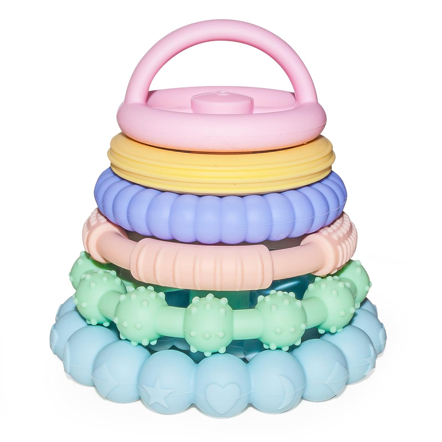 Silicone Stacking Rings Baby Toy Soft Silicone Baby