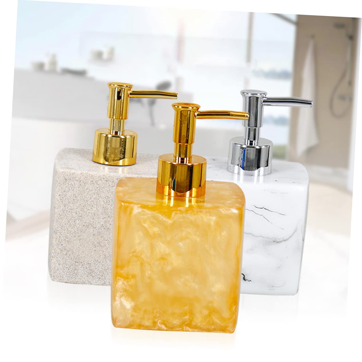 Mipcase 10pezzi Dispenser Per Sapone e Lozioni Alta Qualità Da Pompetta Dosatore Per Bagno Facile Da Usare Resistente Installazione Accessorio Per Bottiglie Per Shampoo e Prodotti Per La