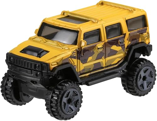 Serie coleccionable de camuflaje de Hot-Wheels  Camión de vehículo utilitario deportivo amarillo  DWF40  Inspirado en Hummer H2 SUV  18 disponible en Yaxa Venezuela