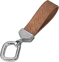 Porta-chaves para chaves de carro | Porta-chaves de couro para chaves de carro,Porta-chaves de carro com fechadura em ferradura de liga e pingentes de bolsa, decoração de carteira para SUV, Hochei