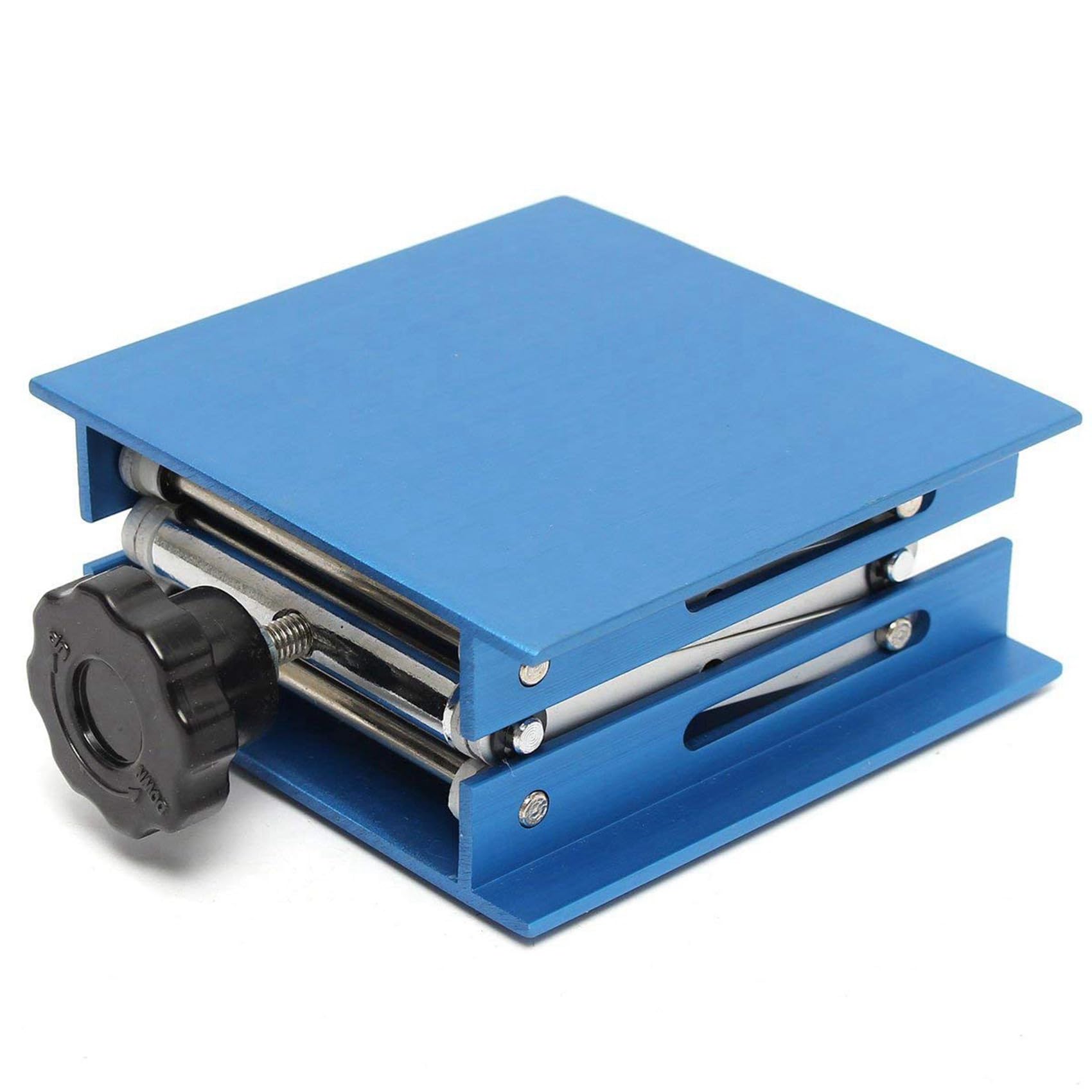 Gato elevador de tijera de laboratorio, plataforma de mesa de control de altura plegable para aplicaciones químicas, diseño duradero y portátil