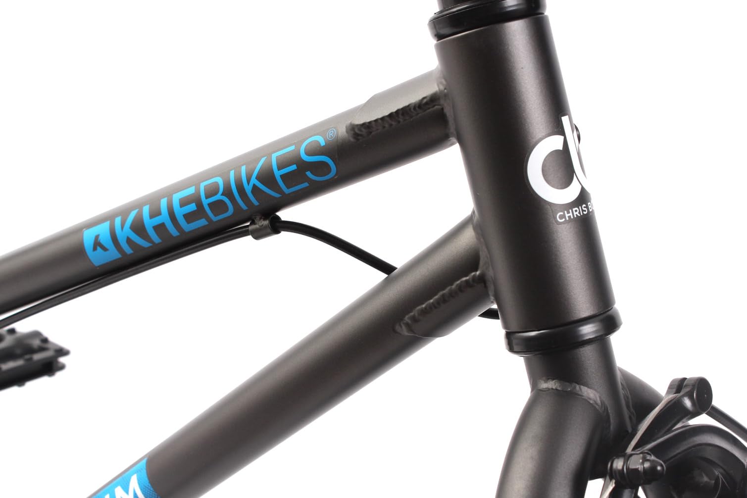 KHEbikes Bicicleta BMX Chris BÖHM, 20 Pulgadas, Rotor Patentado Affix 360°, Gris Oscuro Mate, Peso Ligero - ¡sólo 11,3kg!