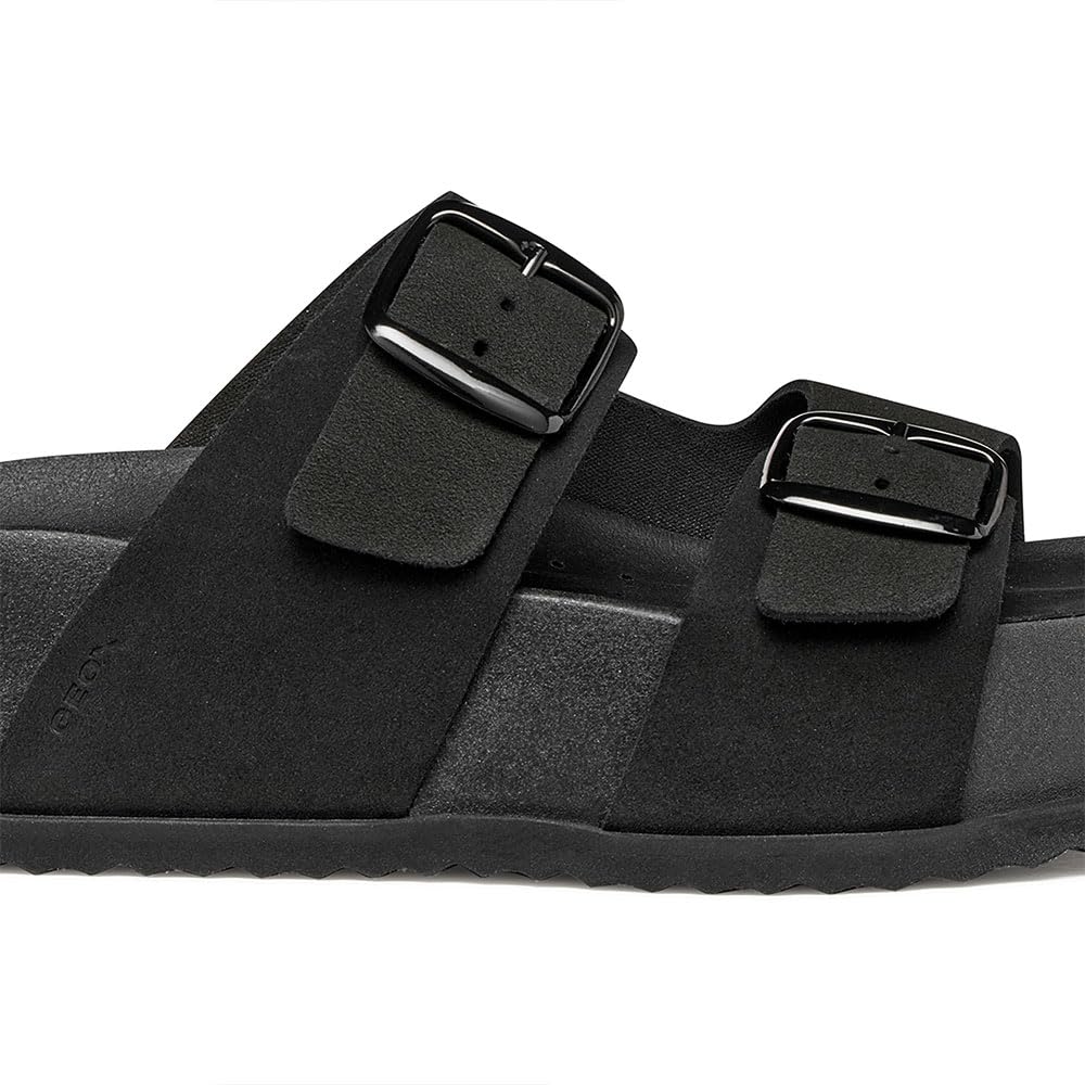 Geox D Sandybett High A, Sandalia Plana Mujer