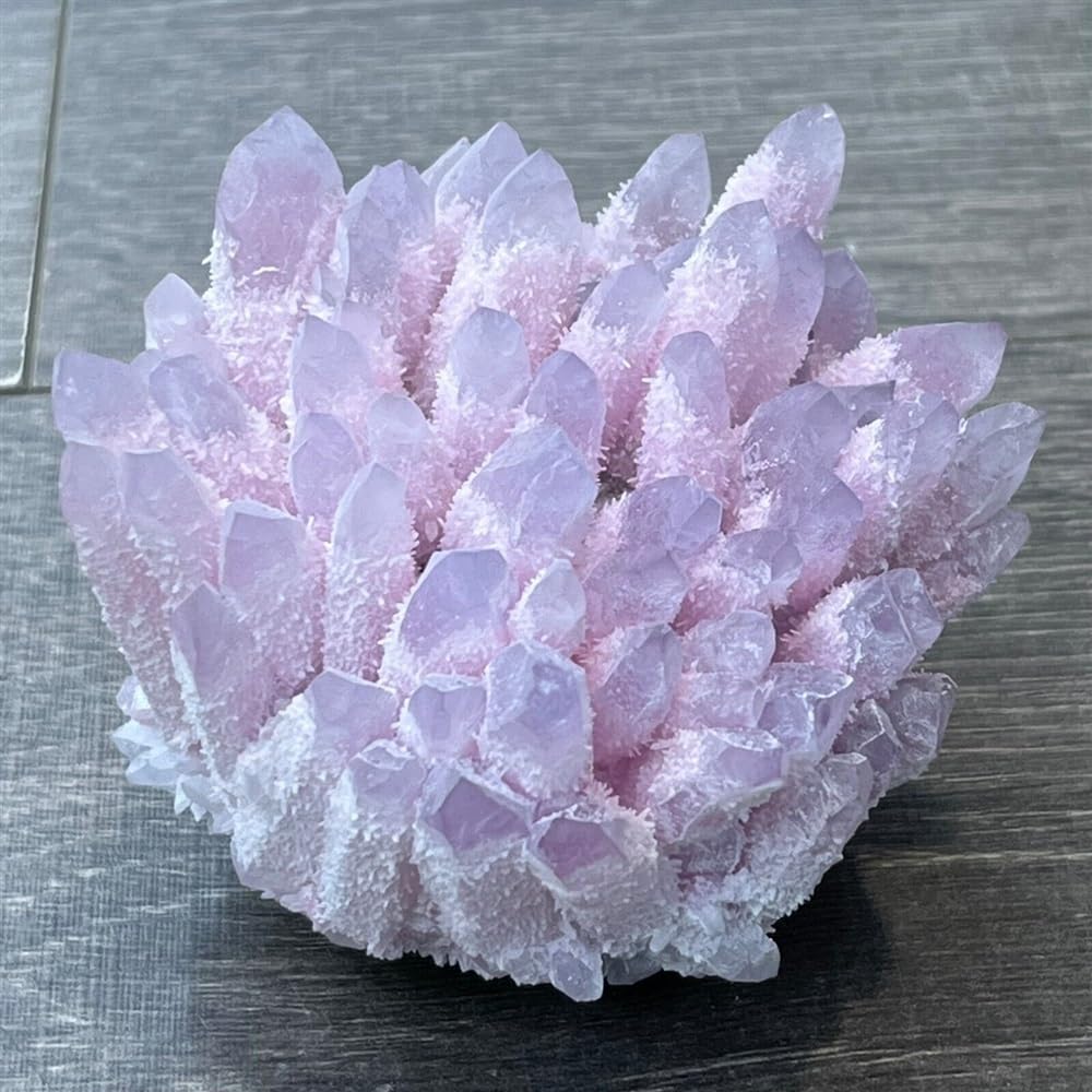 KJEBVHIRS Quartz Crystal Cluster Spiritual Home Office Aquarium Decoration Gift Ornaments (Size : 500-600g)