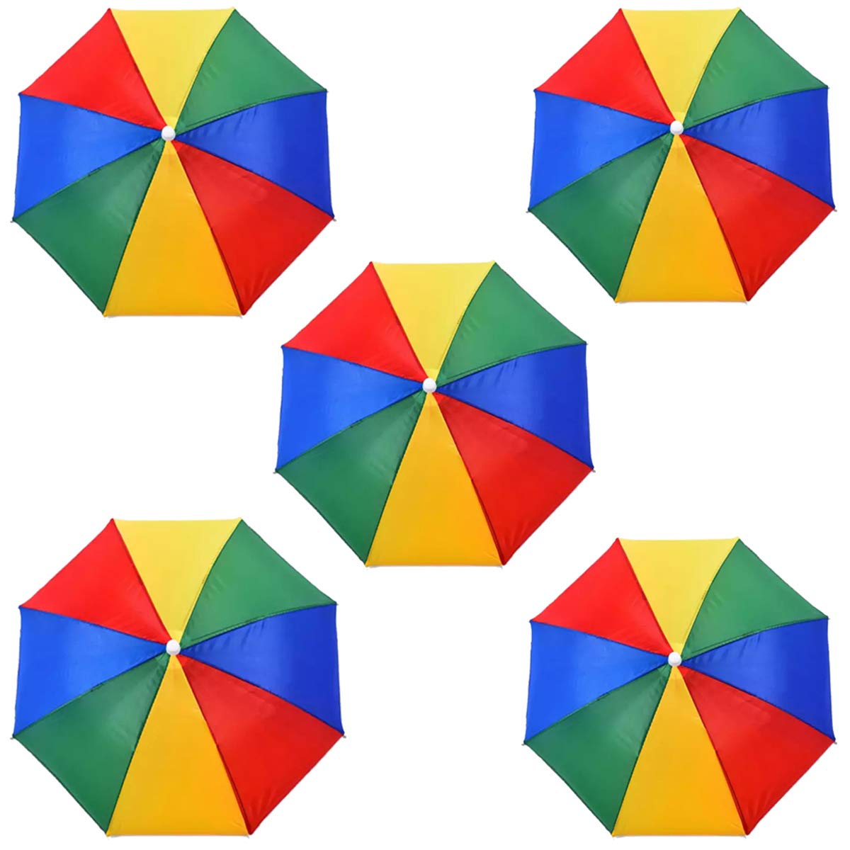 rainpopson Rain Hat Umbrella for Kids, Boys and Girls - Pack of 5 (Multicolor)-picture-44