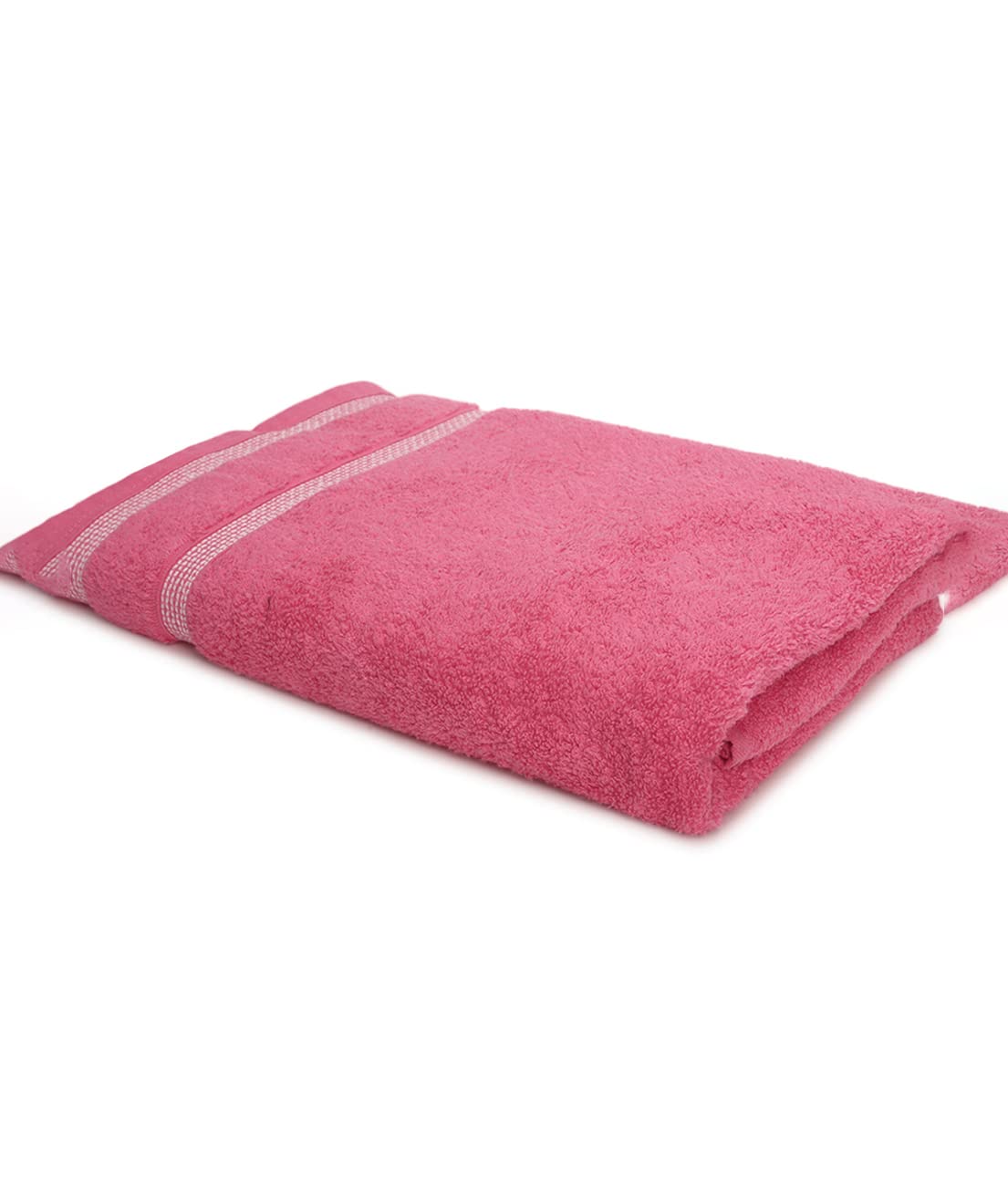 HOMETALES 100% Cotton Terry Soft and Absorbent Solid Bath Towel