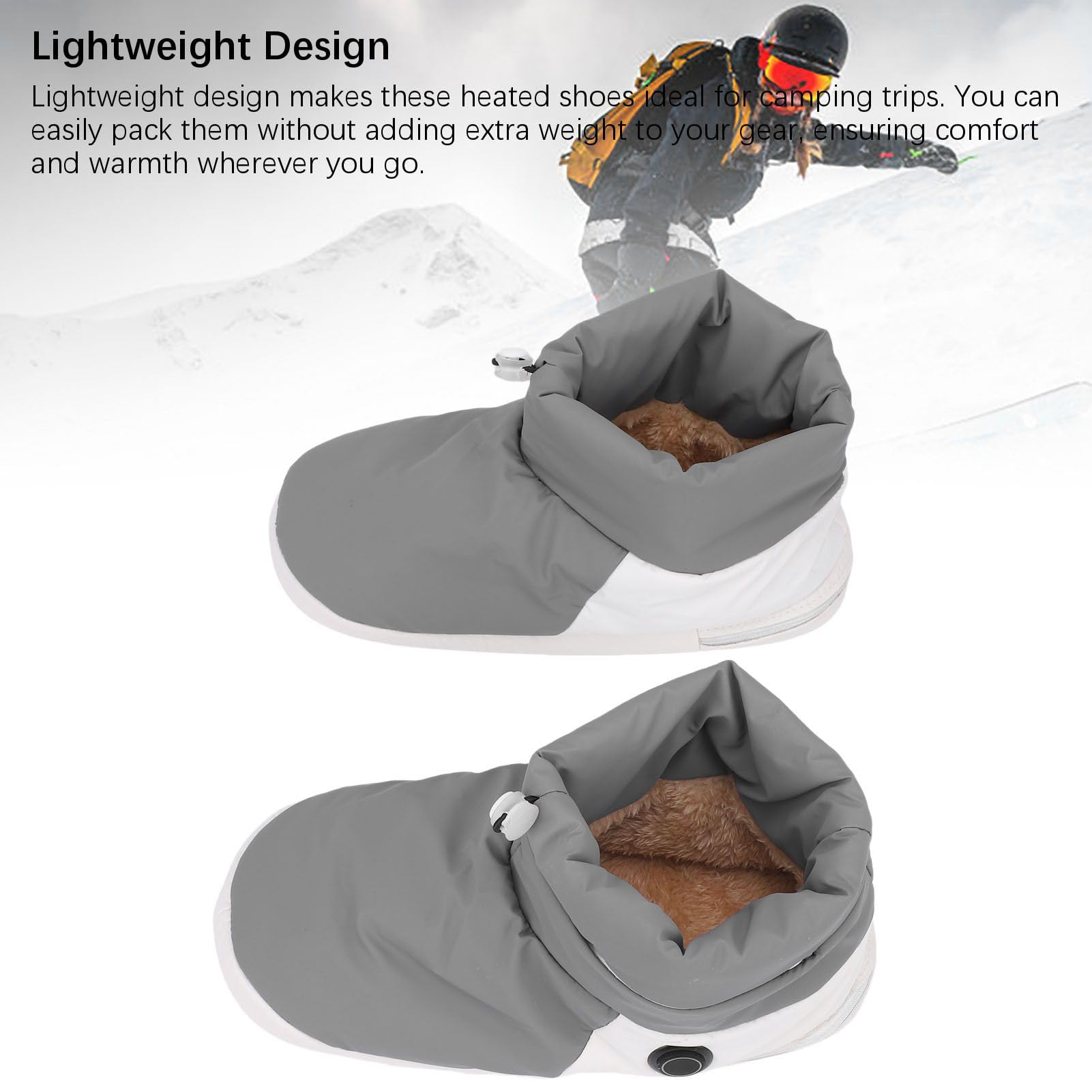 Pantofole Riscaldate Scaldapiedi Invernale Caldo | Scarpe Riscaldate USB Articoli domestici per esterno campeggio escursionismo caccia Natale autunno inverno viaggio