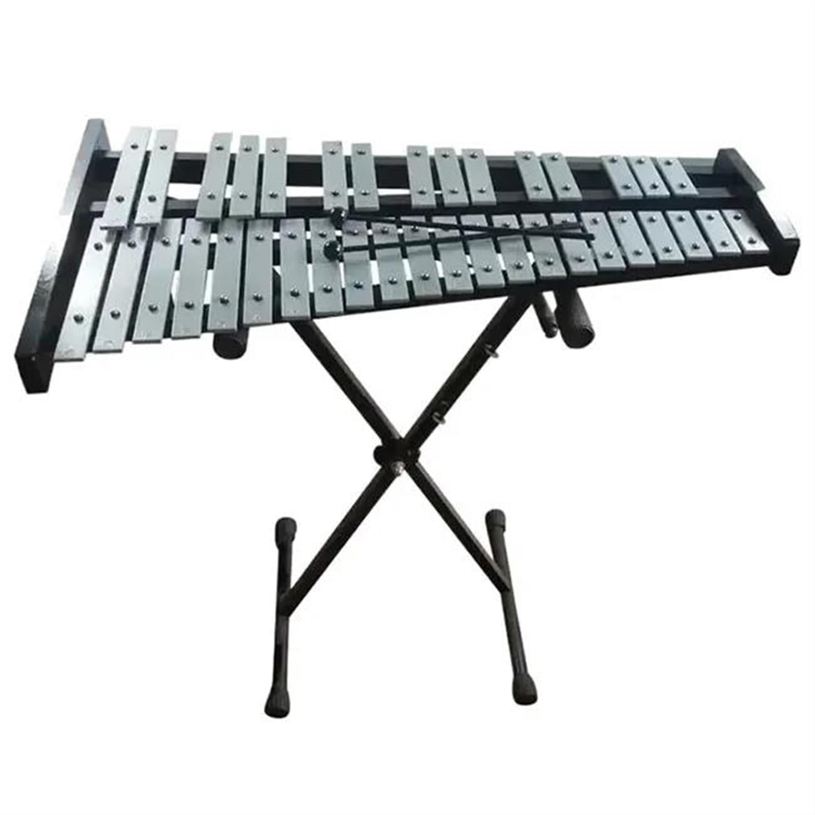 Ksylofon Muzyczny Początkujący Regulowany 37 Nut Glockenspiel Instrument Perkusyjny Ksylofon Instrumenty Muzyczne Stojak Na Nuty