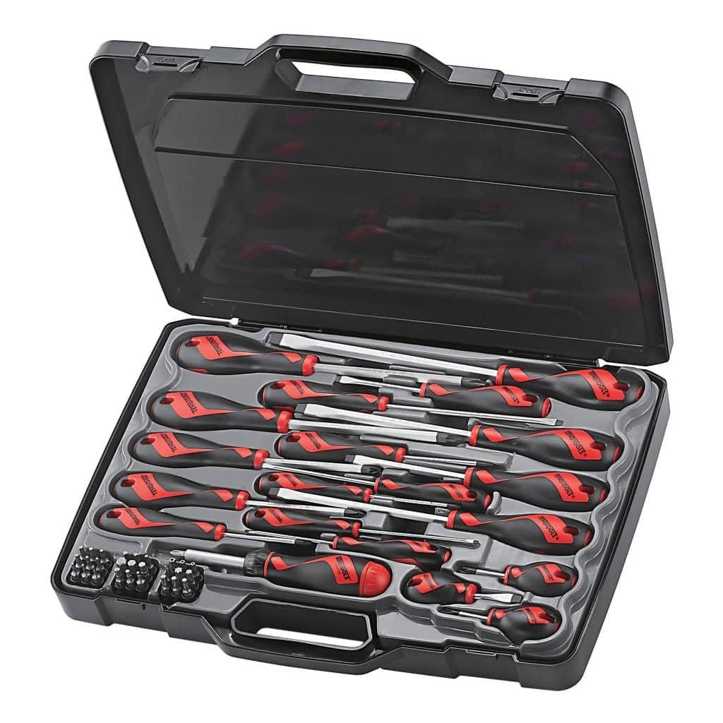 Teng Tools MD9053N Slotted Bit Holder & Standard Screwdriver Set, 53-Piece