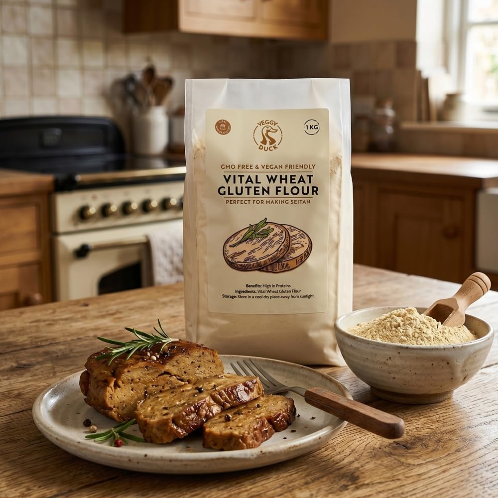Veggy Duck Gluten De Trigo 1kg Ideal para Masas y Seitán