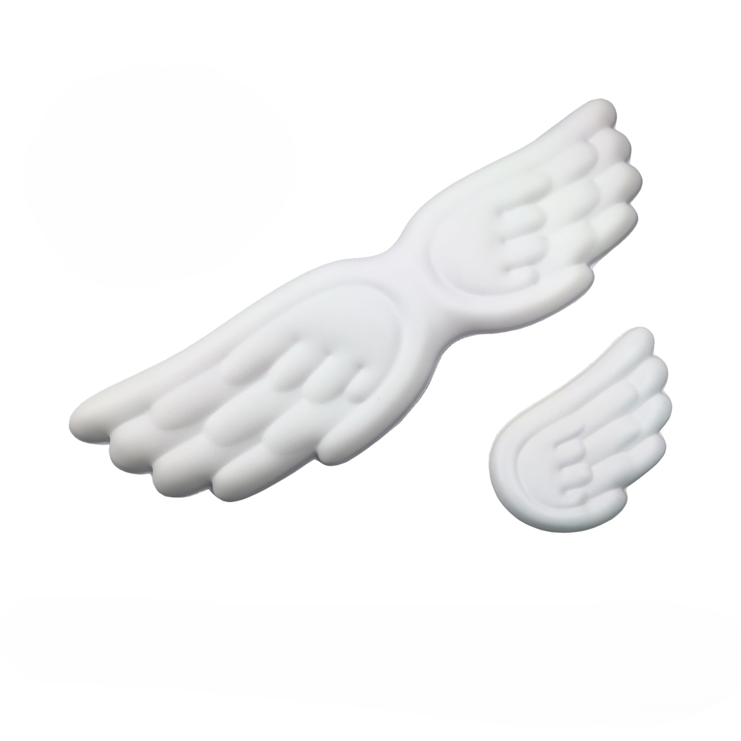 Zestaw 2 ergonomicznych podkładek na nadgarstki do klawiatury, podkładka pod nadgarstek, dopasowana mysz, wygodna podkładka do pracy i gier, odpoczywa nadgarstki klawiatura skrzydła anioła skrzydła