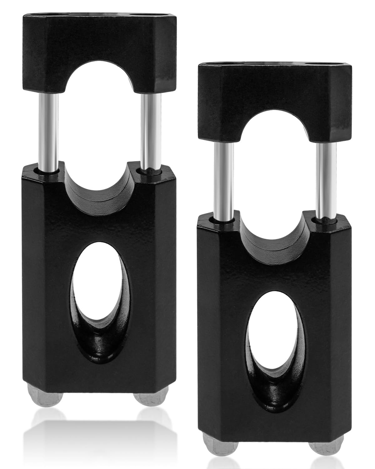 7/8" 22 mm Handlebar Risers, Handlebar Mount Clamp Risers Fits for XR/CRF Dirt Pit Bike 50cc 70cc 90cc 110cc 125cc 160cc Motocycle Dirt Pit Bike Mini Bike, Bike Handlebar Mount Clamp Riser, Black