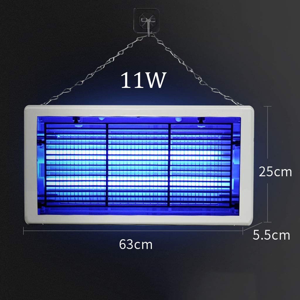 Trappola per zanzare Lampada elettrica per Zapper antizanzare Lampada antimosche per Interni Lampada antizanzare UV per la casa e L'Ufficio Commerciale Lampada antizanzare a LED (11w)
