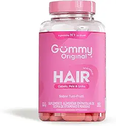 Gummy Hair Vitamin Cabelos, Unhas e Pele Tutti-Frutti 60 Gomas – Gummy