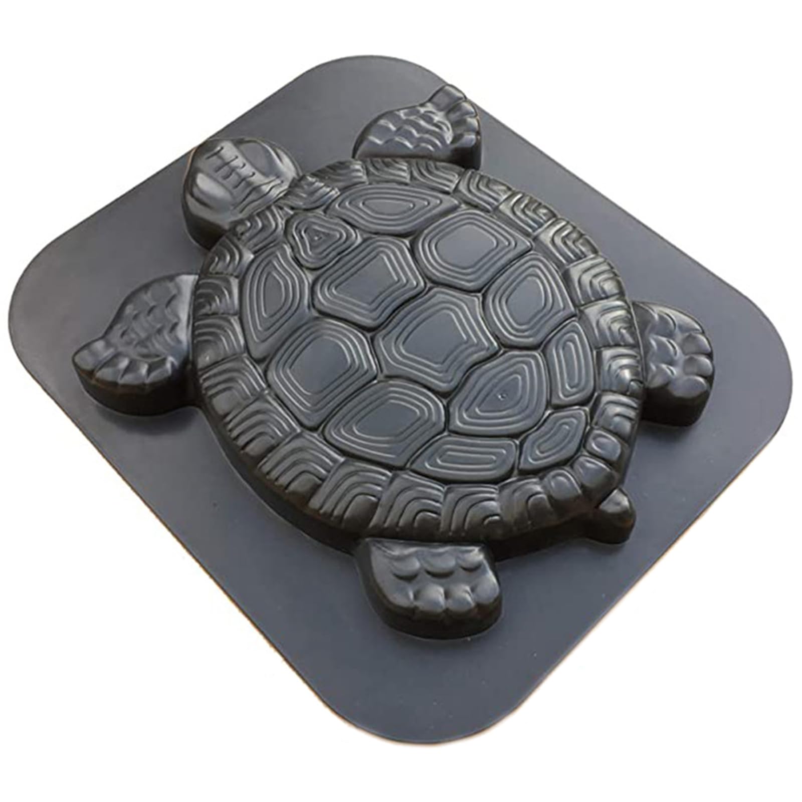 Xoeryoy Concrete Molds DIY Unique Turtle Shape Stepping Stone Molds Reusable Personalized Garden Decor Tortoise Pavement Mold for Crafting Statue, Pathway