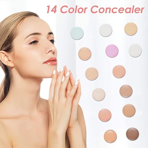 Miniatura 7 de Juego de maquillaje profesional con 177 colores completos que incluye paleta de sombras de ojos, rubor y brillo de labios, kit de maquillaje todo en