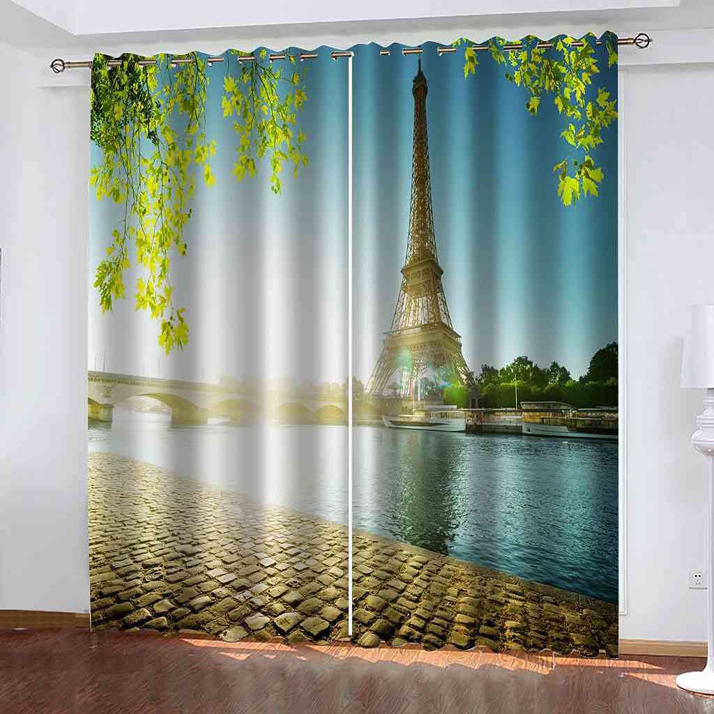 Rideaux occultants salon et chambre pour une ambiance parisienne